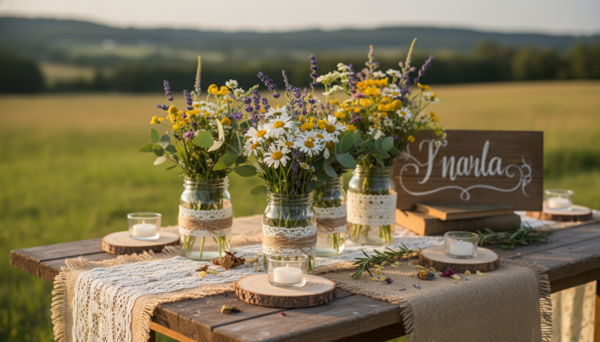 découvrez des idées clés pour une déco de mariage champêtre diy, alliant simplicité et charme naturel pour un jour inoubliable.