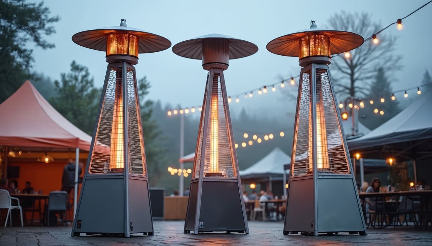 Chauffage d'appoint pour vos tentes de r&eacute;ception