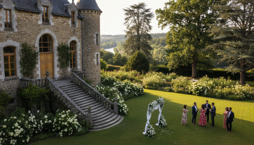 découvrez le château du bois du rocher, un lieu d’exception pour célébrer votre mariage dans un cadre raffiné et romantique, offrant des prestations sur mesure pour rendre votre journée inoubliable.