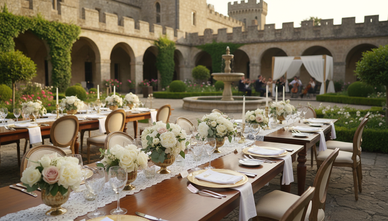 découvrez notre guide complet pour organiser votre réception de mariage de rêve dans un château, alliant élégance, charme et moments inoubliables.