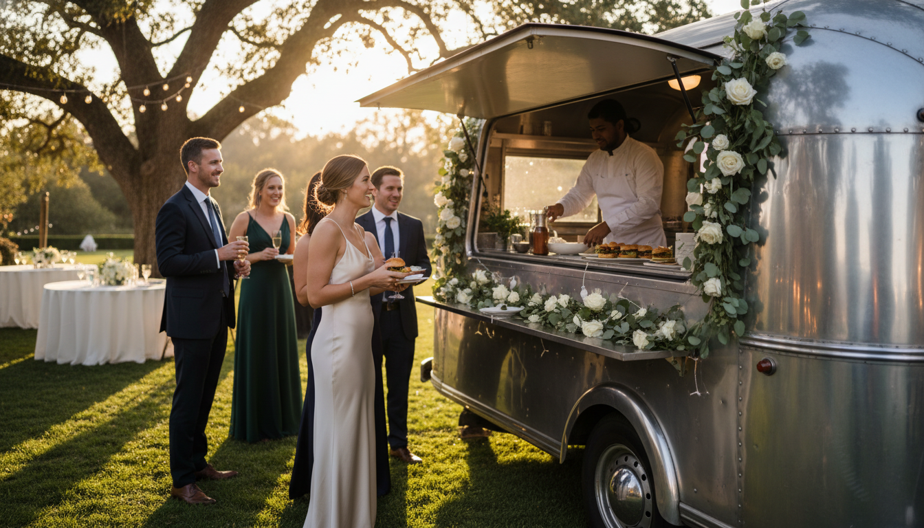 découvrez les avantages d'opter pour un food truck mariage et offrez à vos invités une expérience culinaire conviviale et originale lors de votre réception.