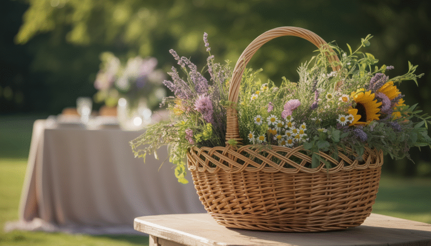 découvrez nos astuces simples et créatives pour décorer un panier en osier et sublimer la décoration de votre mariage champêtre. inspirez-vous d’idées naturelles, romantiques et élégantes pour un accessoire unique et personnalisé.
