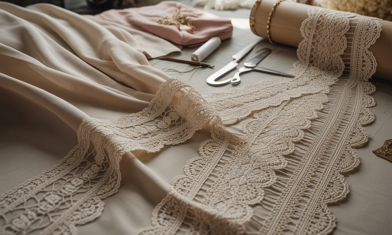 découvrez les secrets de fabrication de la dentelle de calais et inspirez-vous de nos idées originales pour sublimer votre tenue avec cette élégance intemporelle.
