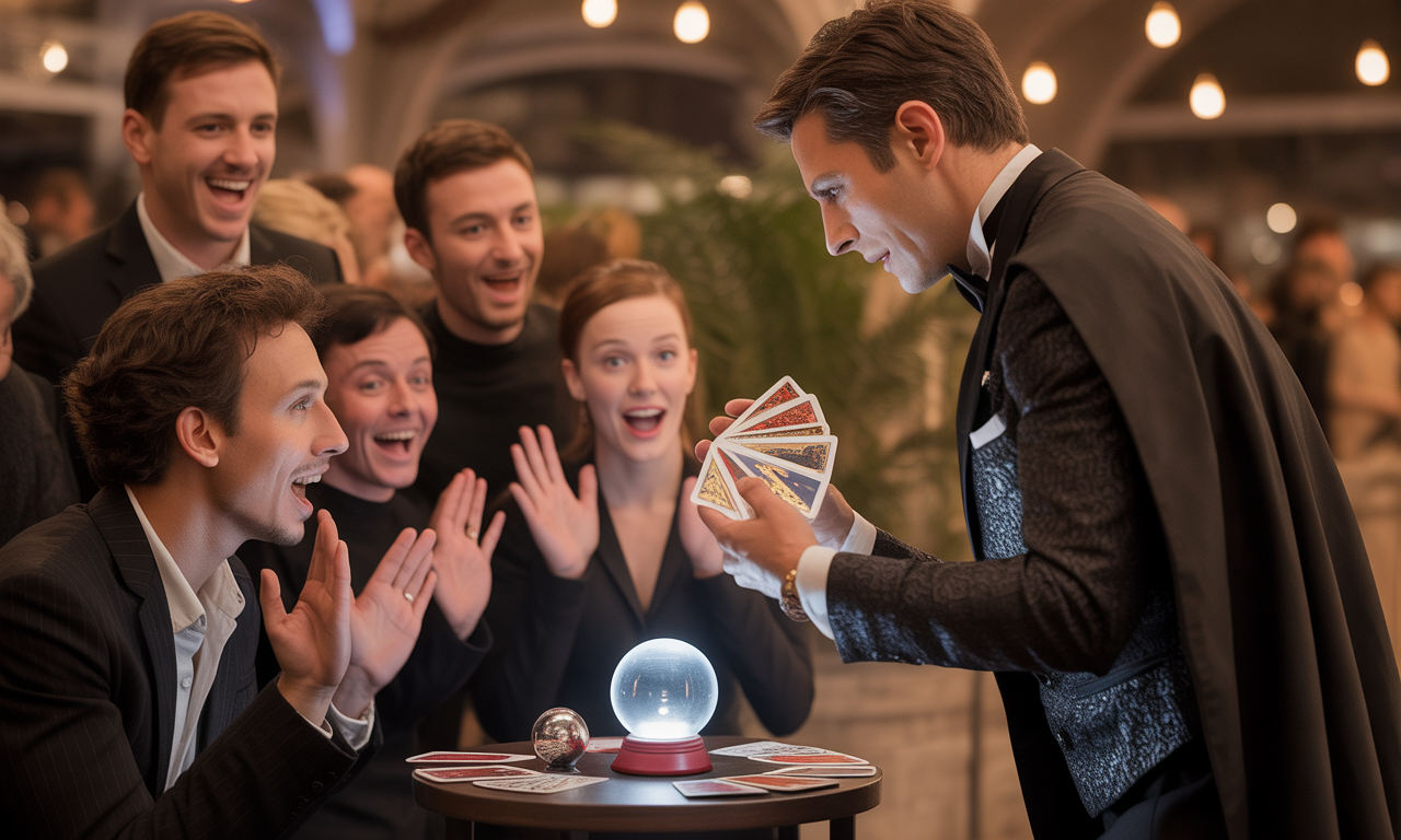 découvrez les meilleurs magiciens au mans pour animer vos événements : close-up, mentalisme et spectacles d’illusions surprendront et émerveilleront vos invités à tous les coups !