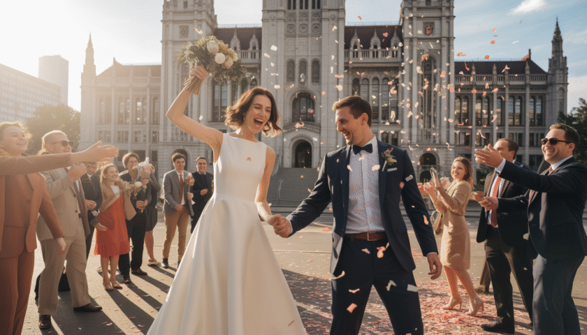 découvrez une sélection de musiques entraînantes pour la sortie de mairie lors de votre mariage. des titres festifs et dynamiques pour faire vibrer vos invités et marquer ce moment inoubliable.