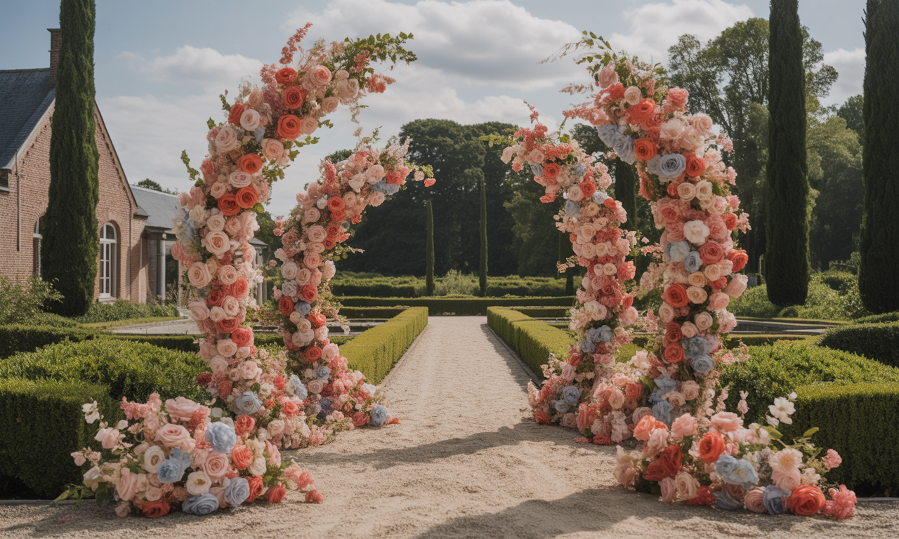 découvrez un mariage féerique à la ferme de balingue, mêlant un festival de couleurs vibrantes et une tendresse infinie pour une célébration inoubliable.