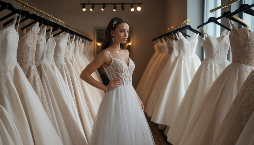 découvrez nos conseils pour choisir la robe de mariée idéale quand on est de petite taille et sublimez votre silhouette le jour j.