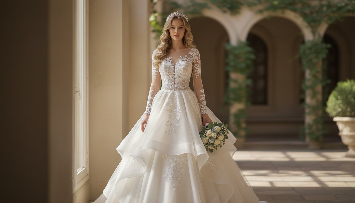 découvrez nos conseils pour porter avec élégance une robe de mariée princesse et faire de votre jour spécial un moment inoubliable.